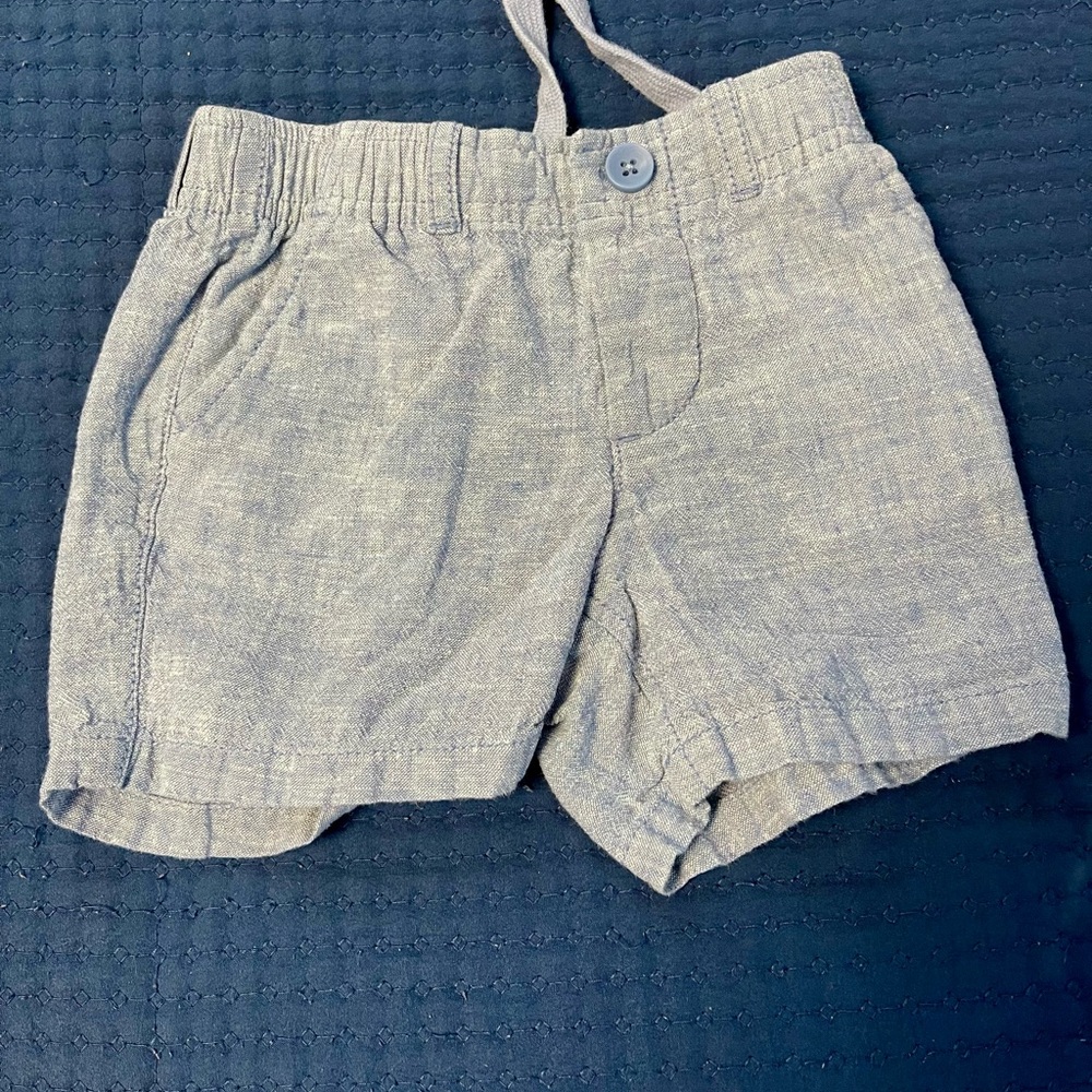 GAP Soft Blue Cotton Blend Shorts